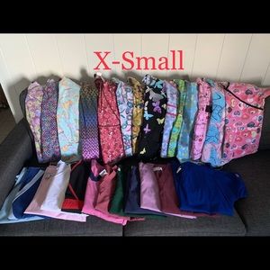 XS-MED Medical scrub tops and bottoms